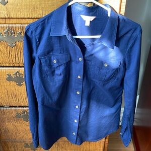 Lilly Pulitzer Cruiser  Camp, button-down shirt, navy